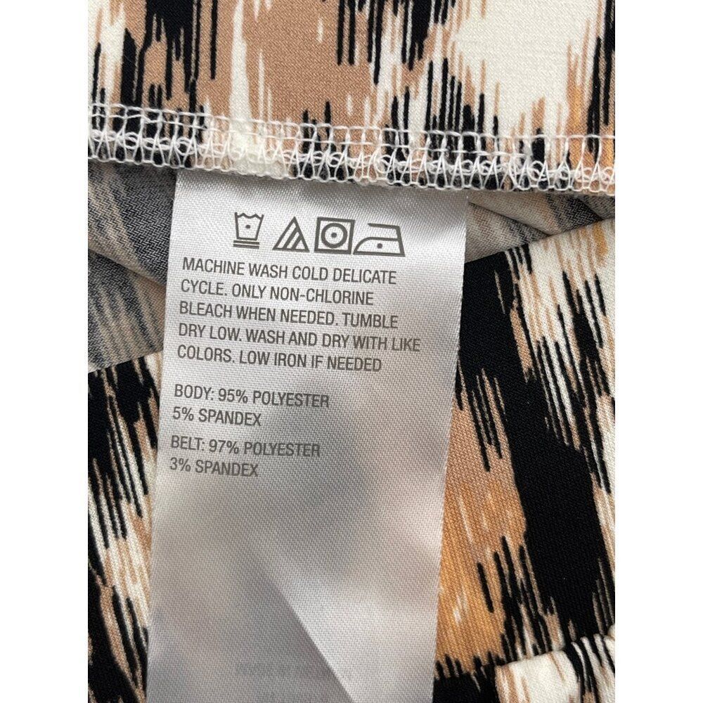 G by Giuliana Women's Animal Print Side Slit Pant & Top 2 Pcs Set Size LP NWT - Picture 12 of 12